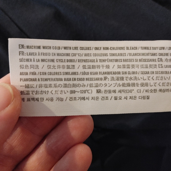 Abercrombie & Fitch Viscose Blend LS Top, Blue XS/S - Picture 7 of 7